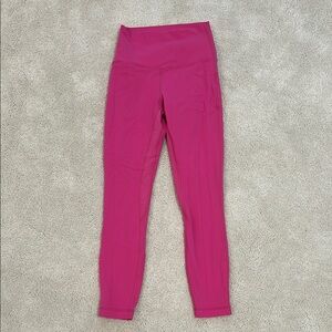 Lululemon sonic pink leggings